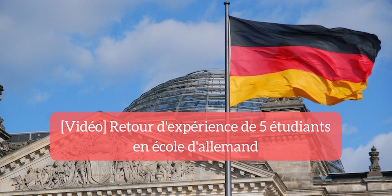 Retour d'expérience de 5 étudiants en école d'allemand